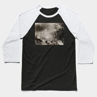 Vivid Retro - Return to Dante's Inferno 3 Baseball T-Shirt